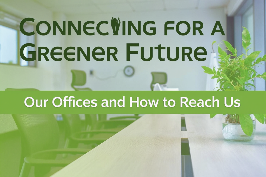 Connecting for a Greener Future: Our Offices and How to Reach Us