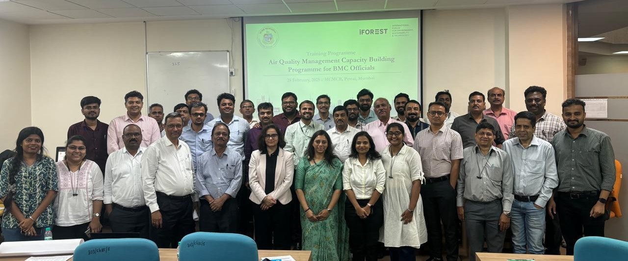 Dust Management BMC Officials Capacity Building Group Photo Mumbai - iFOREST Past Training Session
