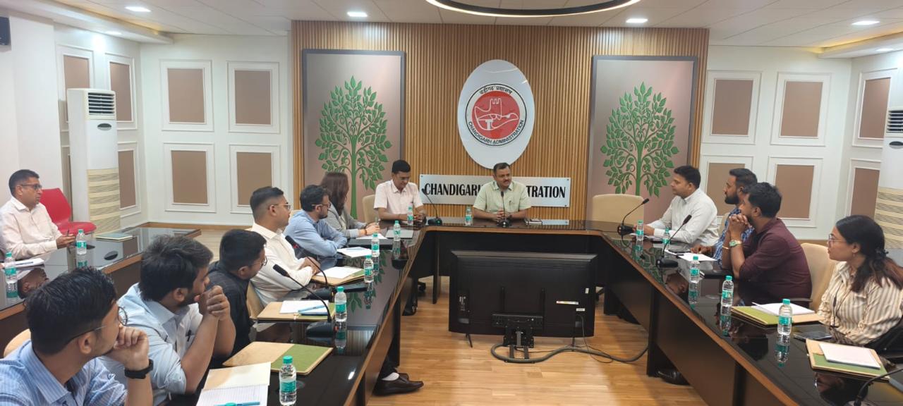 Dust Management Chandigarh Administration Conference Room Meeting - iFOREST Past Training Session