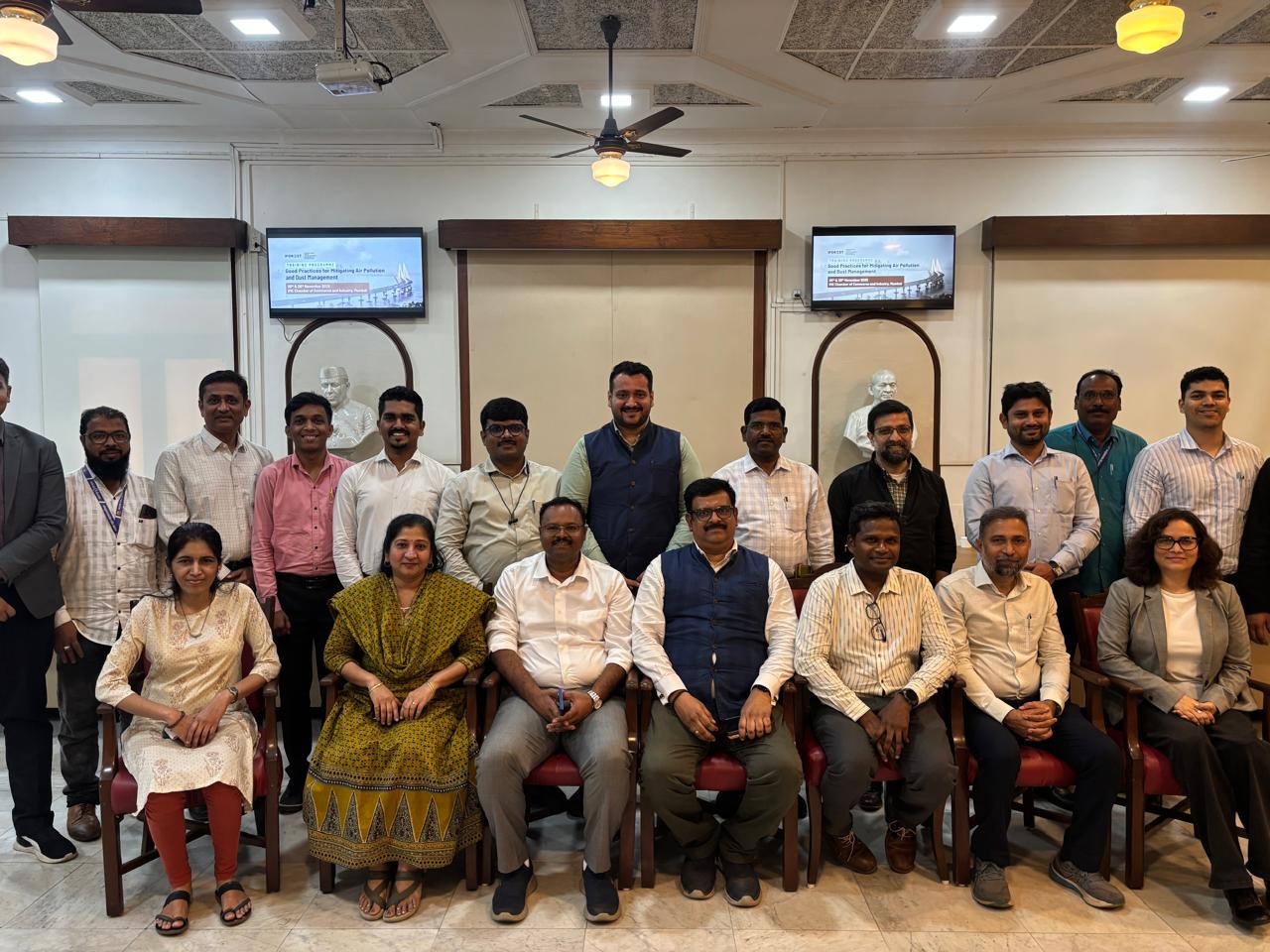 Dust Management Mumbai Workshop Group Photo IMC Chamber - iFOREST Past Training Session