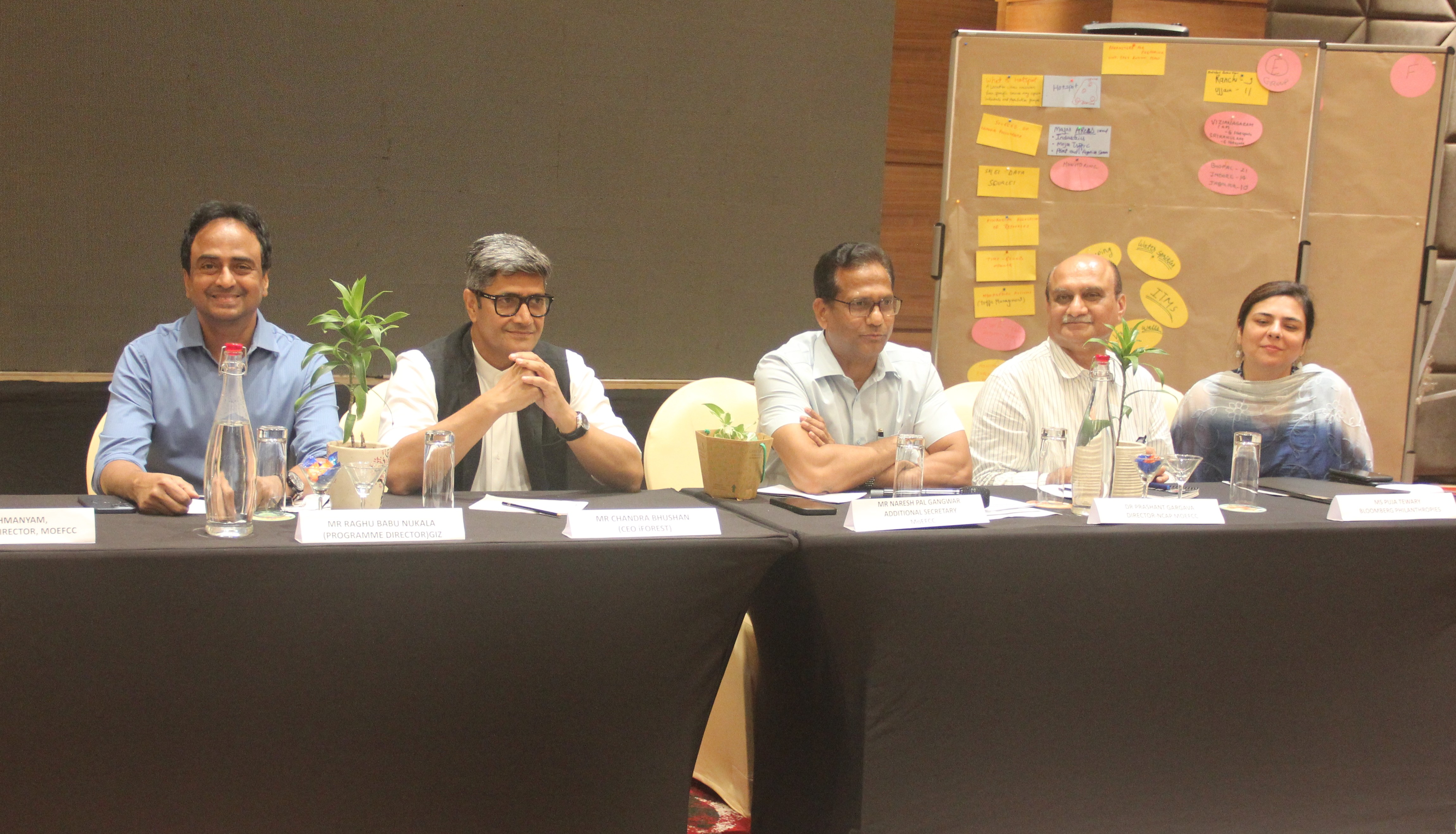 NCAP Dignitaries and Leadership Panel MoEFCC iFOREST GIZ - iFOREST Past Training Session