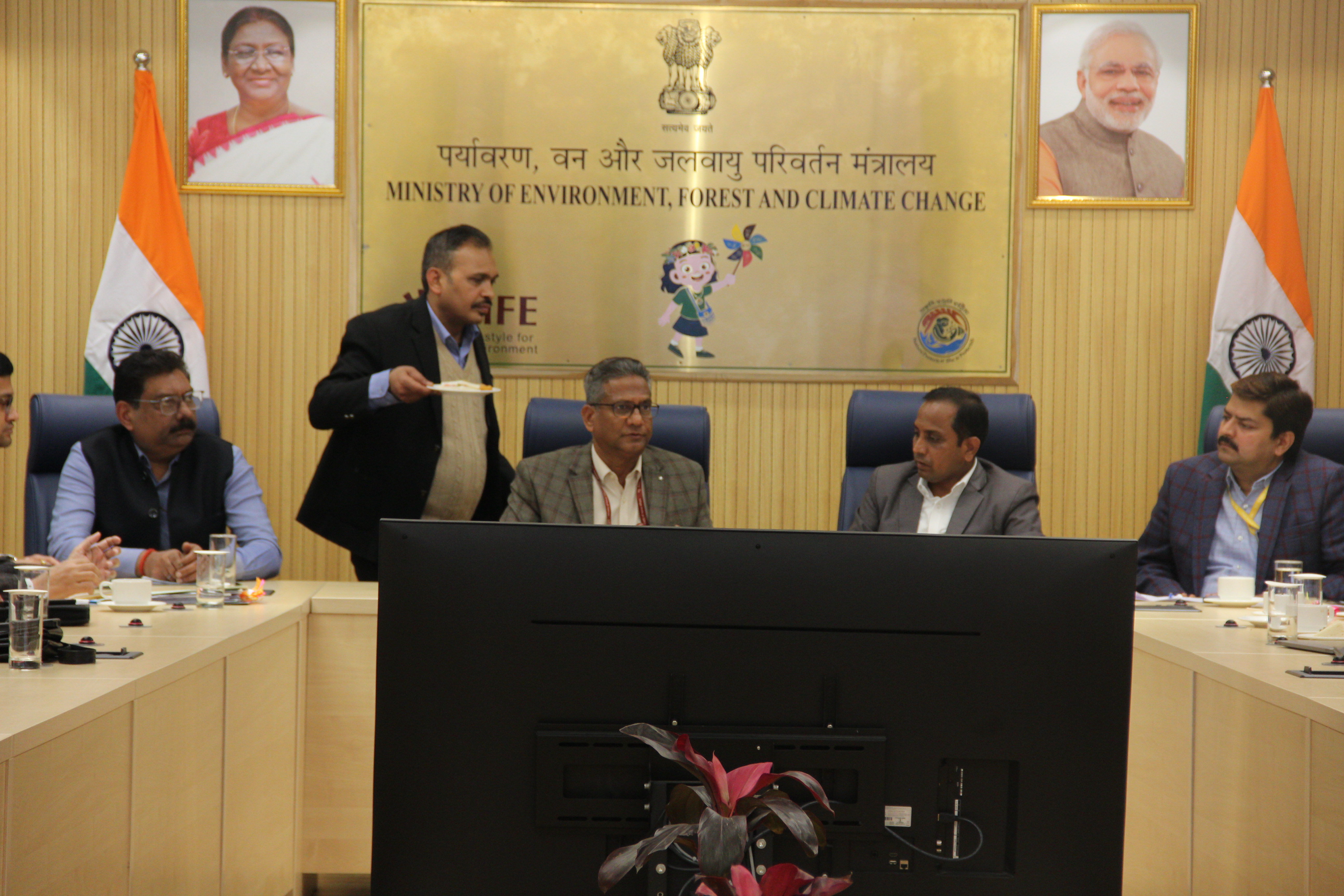 NCAP MoEFCC Ministry Boardroom Review Meeting - iFOREST Past Training Session