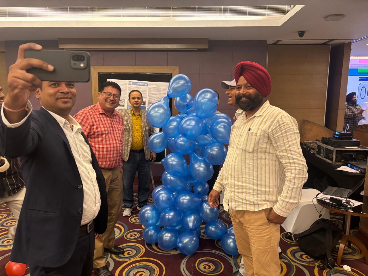 NCAP Participants Selfie with Blue Balloon Activity - iFOREST Past Training Session