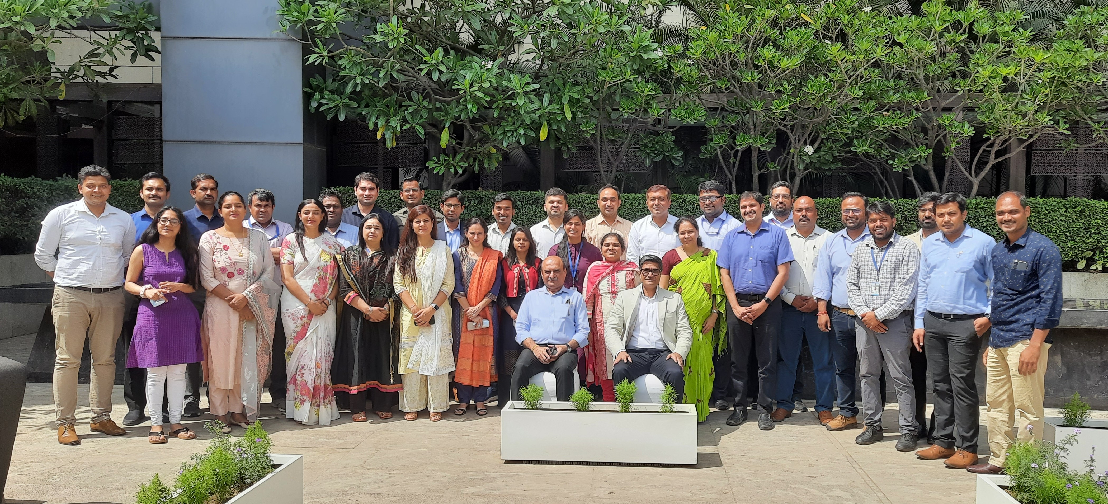 Refresher Participants and Faculty Courtyard Group Photo - iFOREST Past Training Session