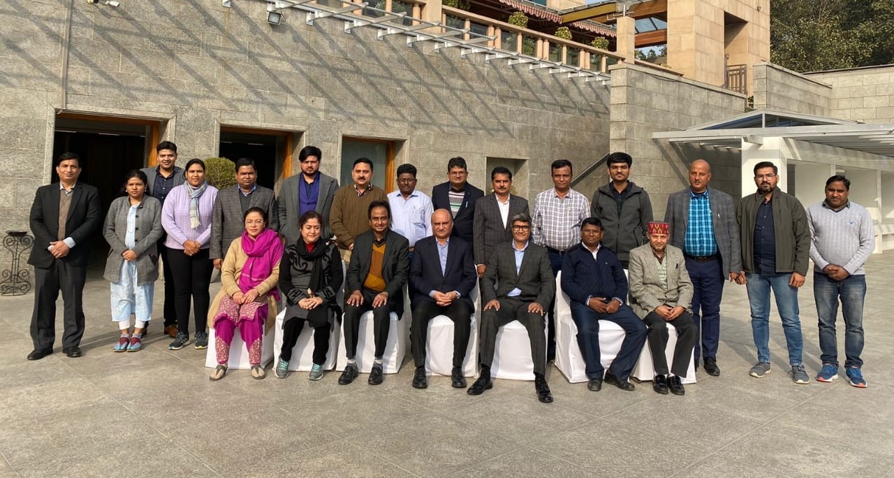 Refresher Winter Session Participants Terrace Group Photo - iFOREST Past Training Session