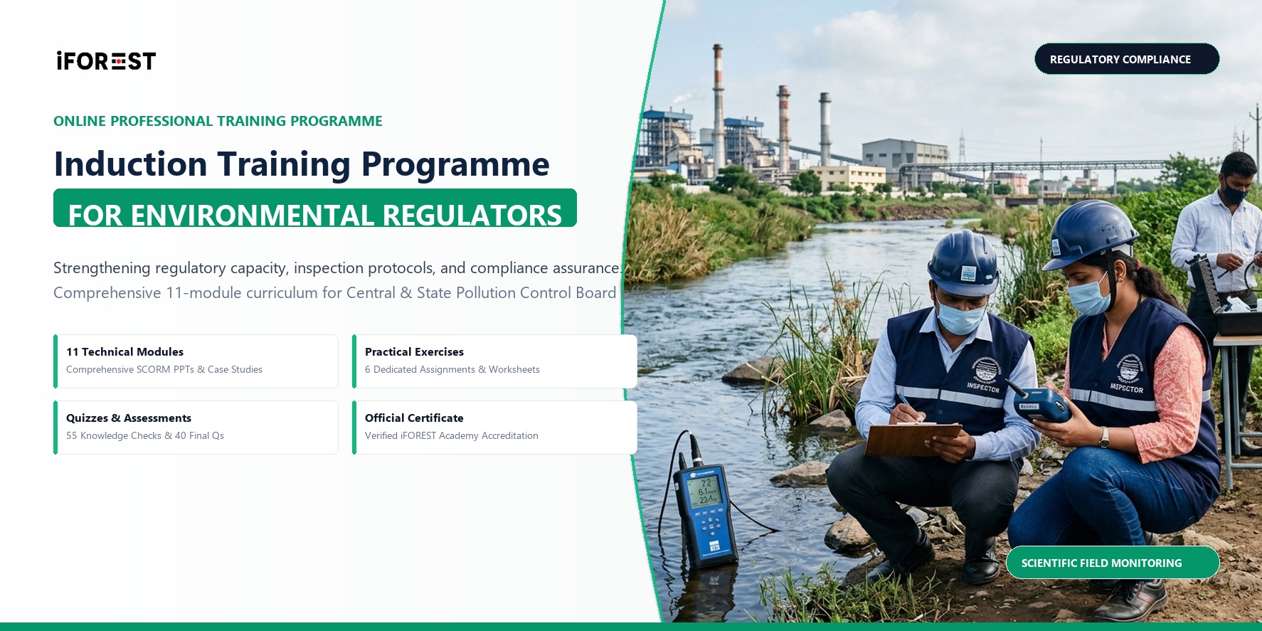 Induction Training Programme for Environmental Regulators